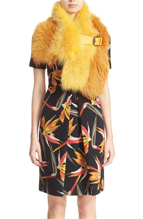 FENDI Bird Of Paradise Print Dress 